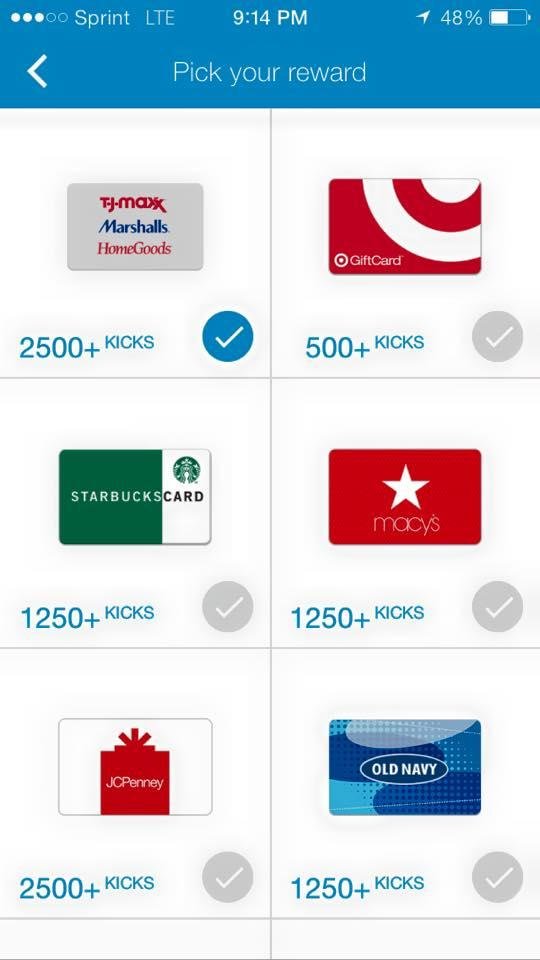 Download this app by clicking this link! All you have to do is have it open when you walk into certain stores and scan products to get points and then you can choose your free gift card. Me and my daughter love it! Who does