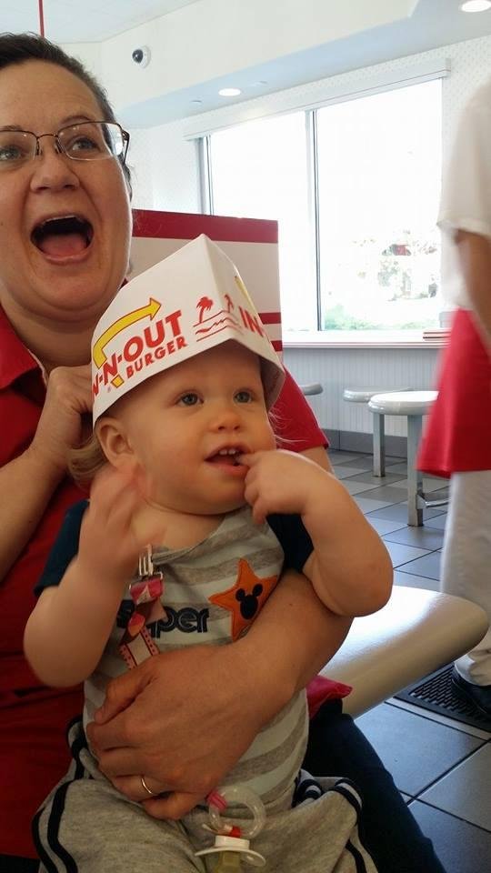 Little Michael at In-N-Out