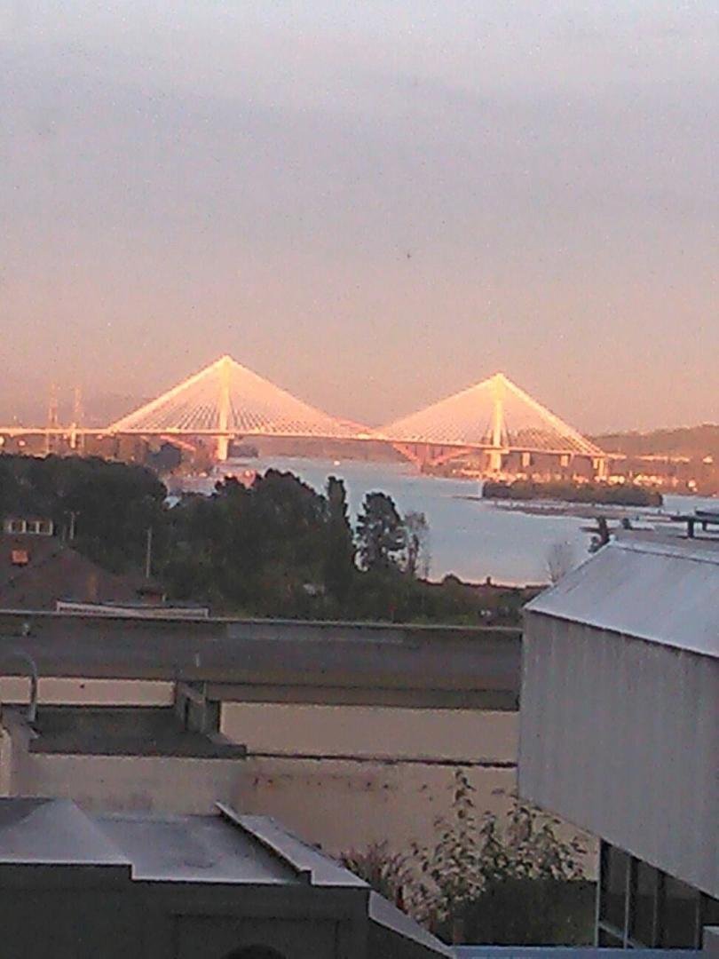 This was view of new bridge from Royal Columbia