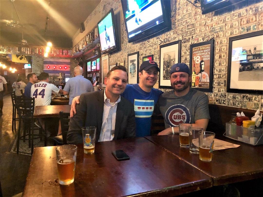The birthday boys and their big brother. Nice that they could get together.