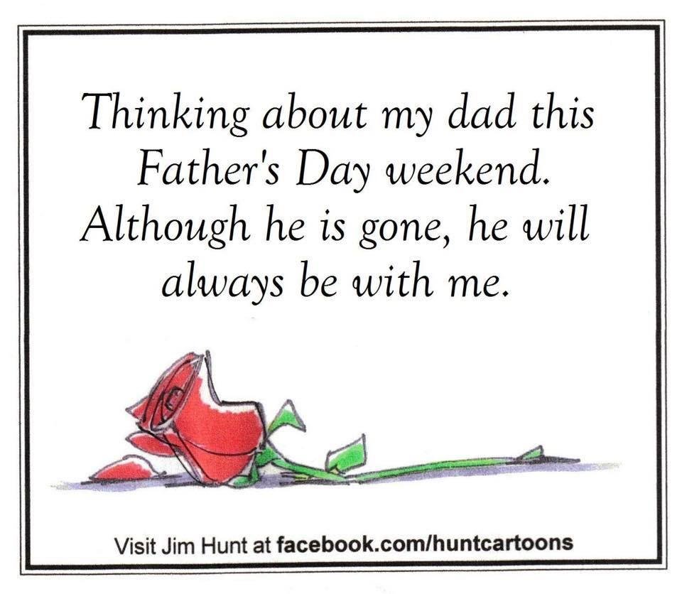 Happy Fathers Day Dad, I love and miss you so much! I know one day we'll be reunited, but until that day comes I will think about you frequently and miss you every day!