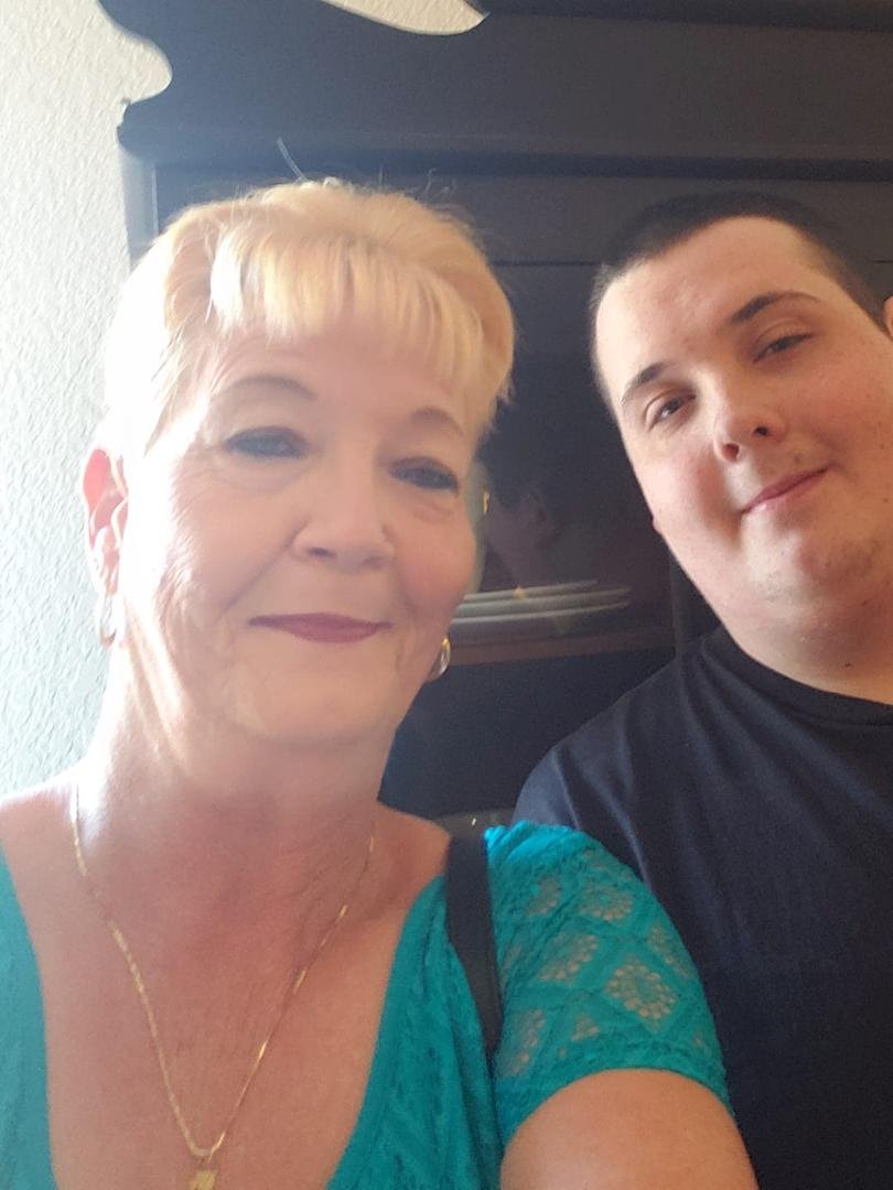 My first grandchild. Dylan who is 19 now.