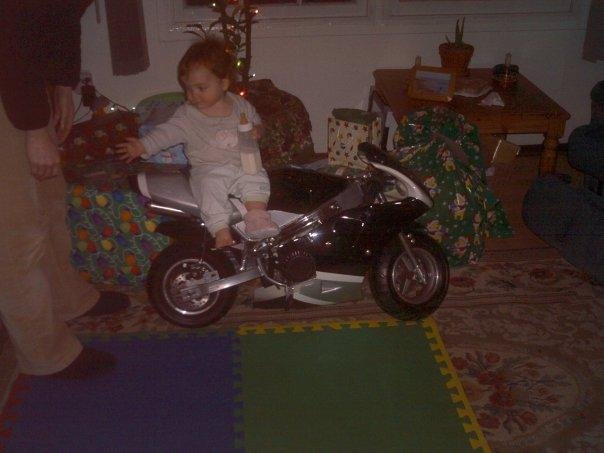 Riley's first bike