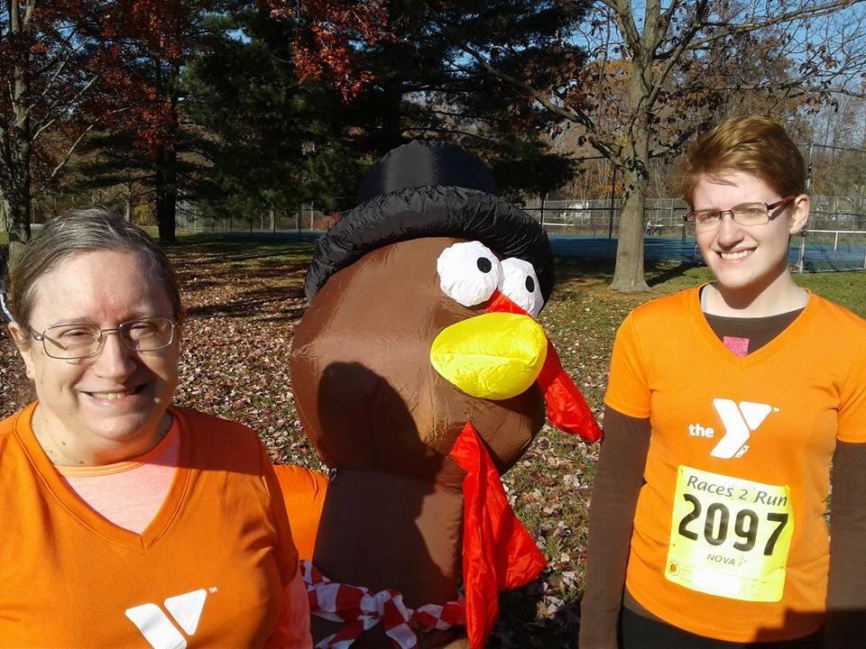 Comfortable day. Poor Turkey making eyes at Jenni