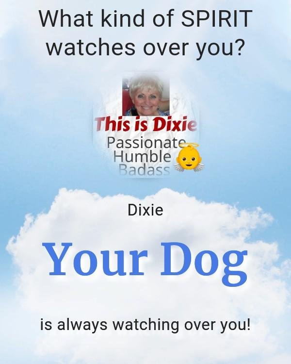 Always with God's guidance. so I have 2 guardian Angels, Ace and Snoopy!