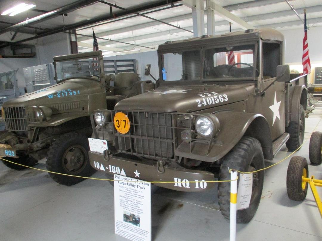 Many Military Vehicles and Weapons were on display also.