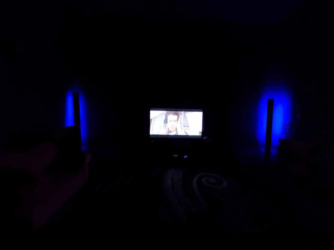 The surround sound room is coming together.
Next will be a bigger TV