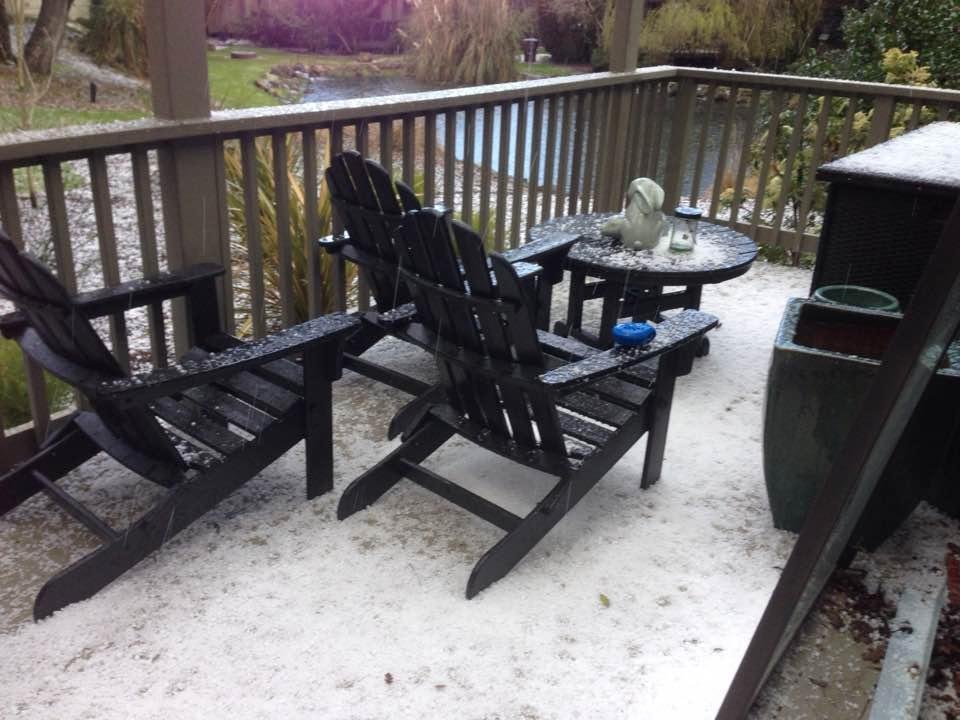 Another freaky hail storm.😯