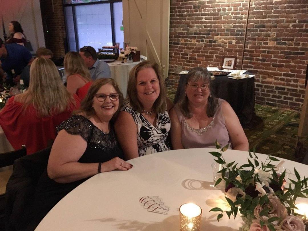 Girlfriends! At Adam and Amelia Golonka's wedding yesterday!