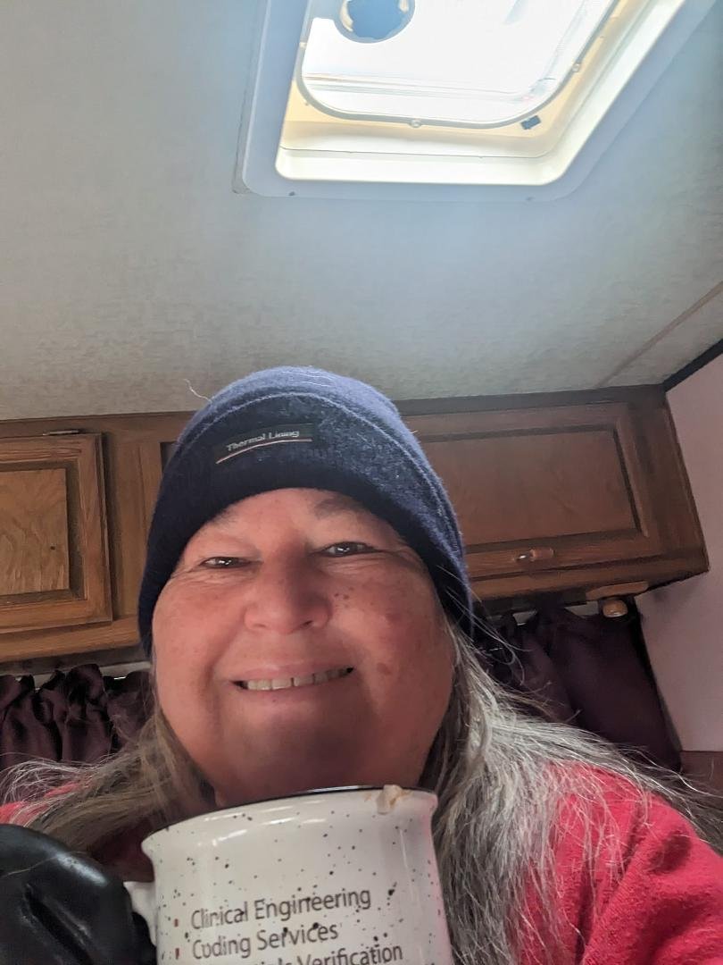It's darn cold in the Mohave Desert today!