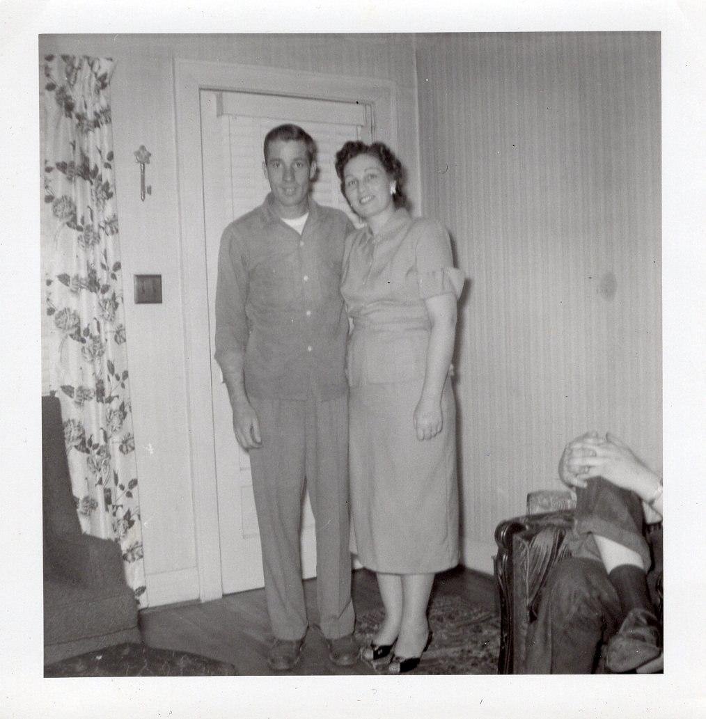 I found this picture Sunday. Marie Allen Reid and her brother Paschel Allen. My mother and her brother.