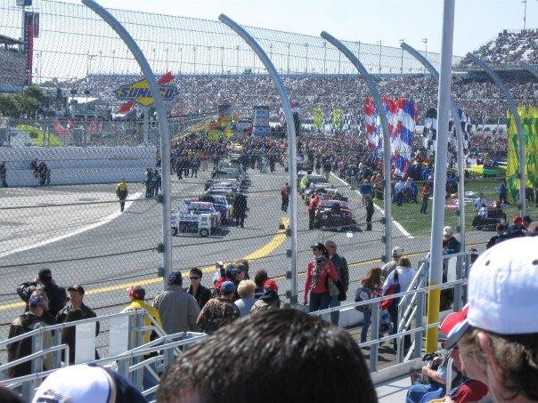 Just before Driver introductions.