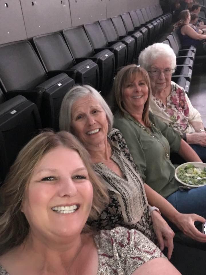 Neal Diamond concert. Mothers Day gift to our mom. We love you.