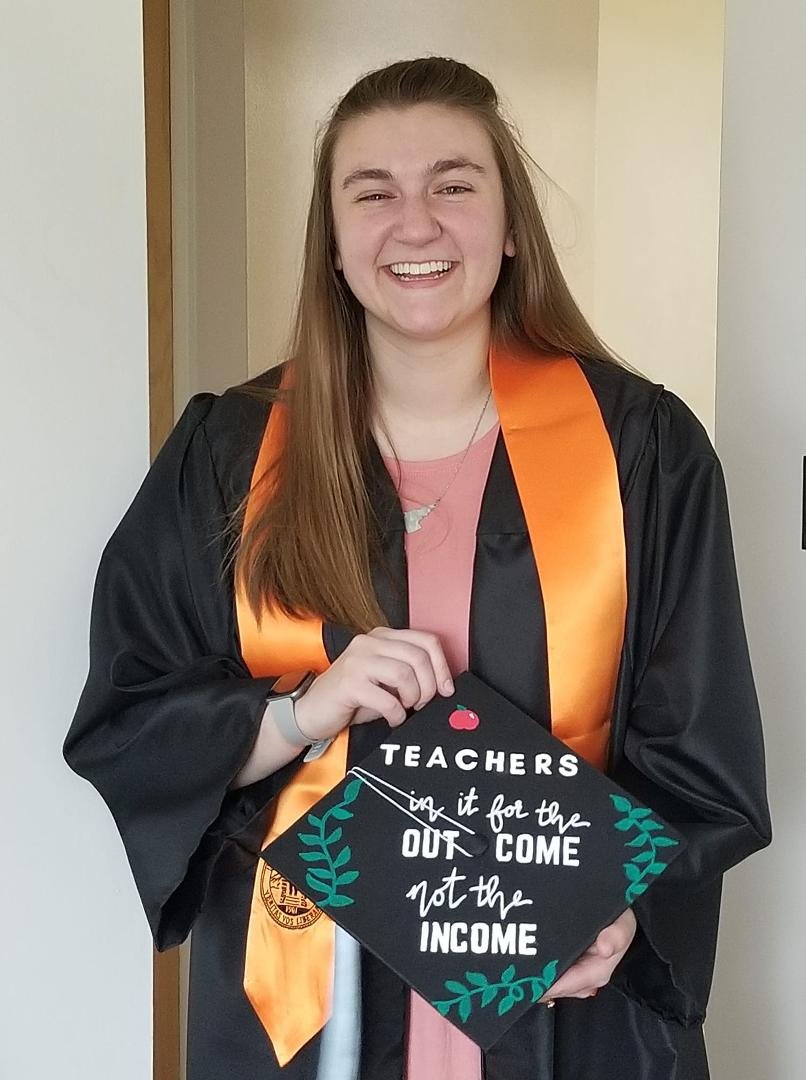 Very proud of our granddaughter Jordan. Graduates from IIdaho  state with an elementary reaching degree.