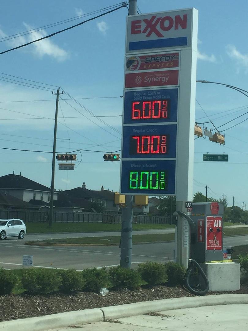 Whoa! Glad I filled up yesterday!