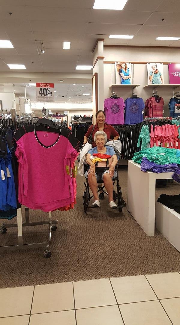 Mom & Gloria doing what they do best!!!