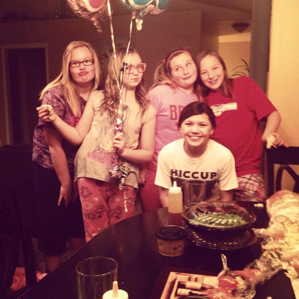 The longest night of my life!!! She's lucky she's worth it! \uD83D\uDE09 happy birthday (slumber party) bug !!! \u2764\uFE0F\u2764\uFE0F\u2764\uFE0F\u2764\uFE0F\u2764\uFE0F