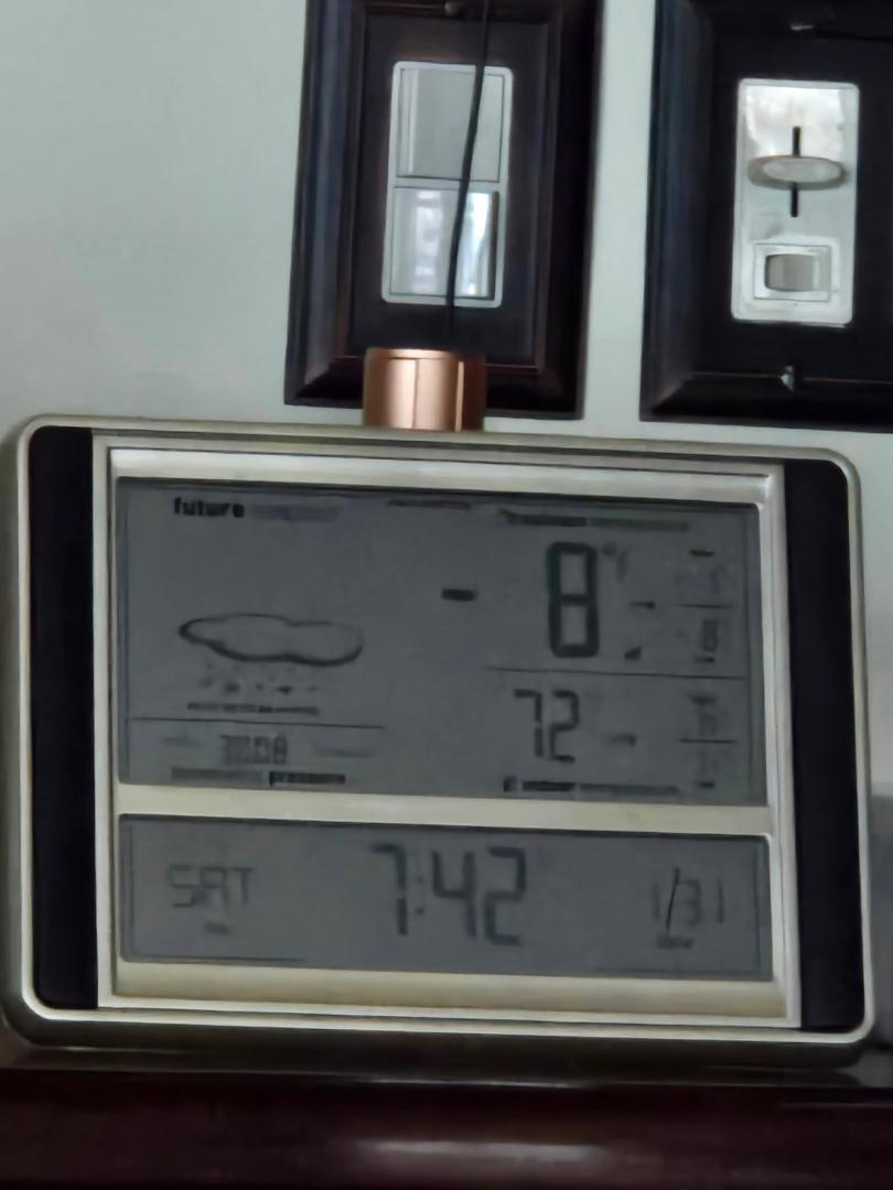 Little bit chilly this morning
