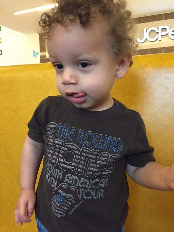 My little rocker grandson !!