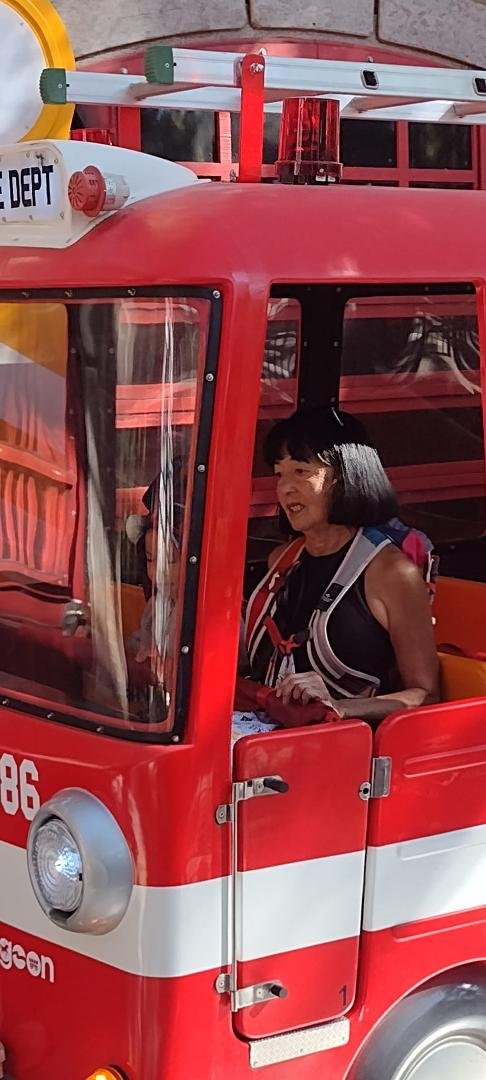 Fire engine ride.  Only one I rode