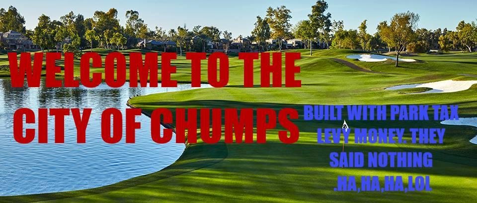 We were told the Park Tax Levy money would be used for parks ONLY and NOT for the golf course.
