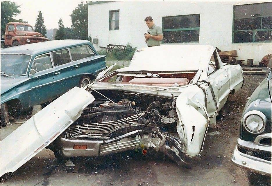 1965 Buick Electra, flipped end-over-end at 80mph on Pa Turnpike, ended wheels-up. Survivable?