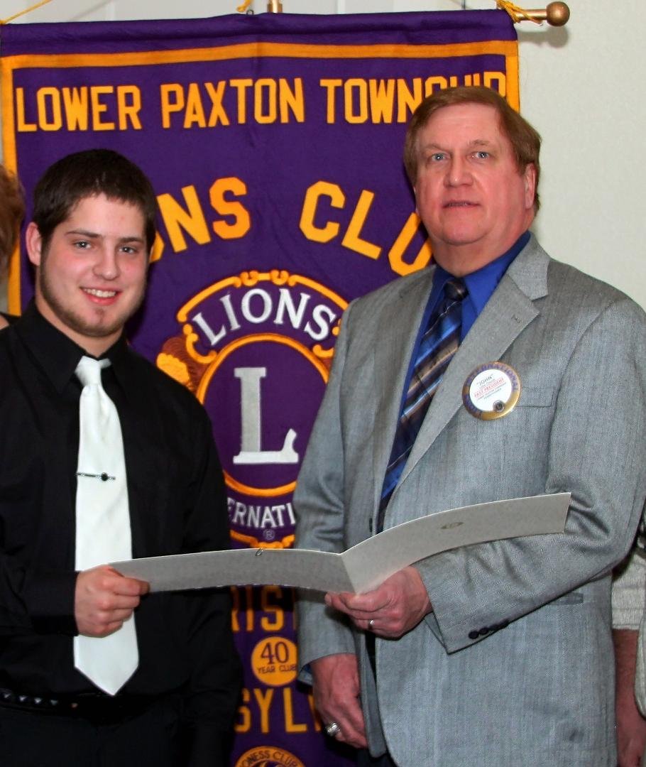 Our grandson, Karl Way.. Awarded Student Citizenship award by LP Lions Club..We are soooo proud of him...