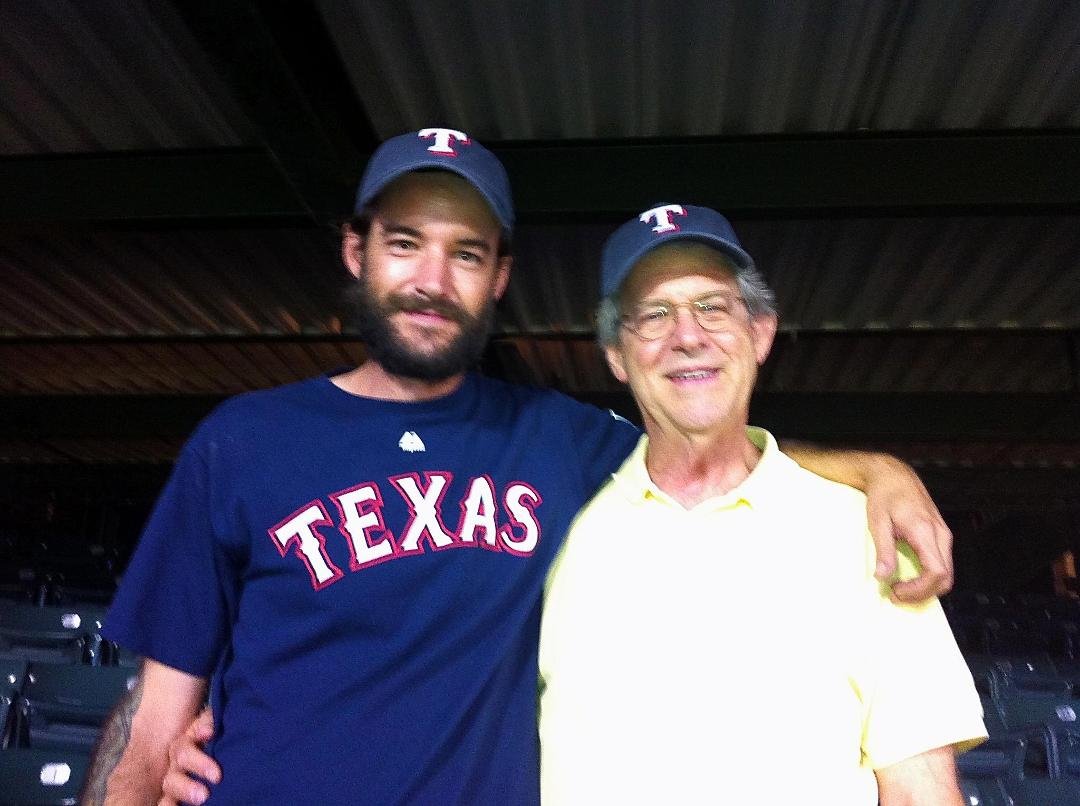With Caleb at The Ballpark