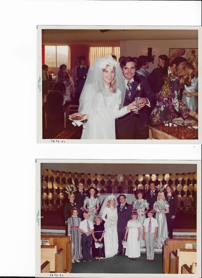 Celebrating 45 tomorrow. Many happy years.