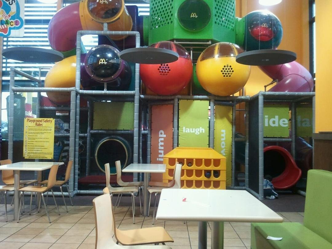 Chilling at McDonald's with Dusten.