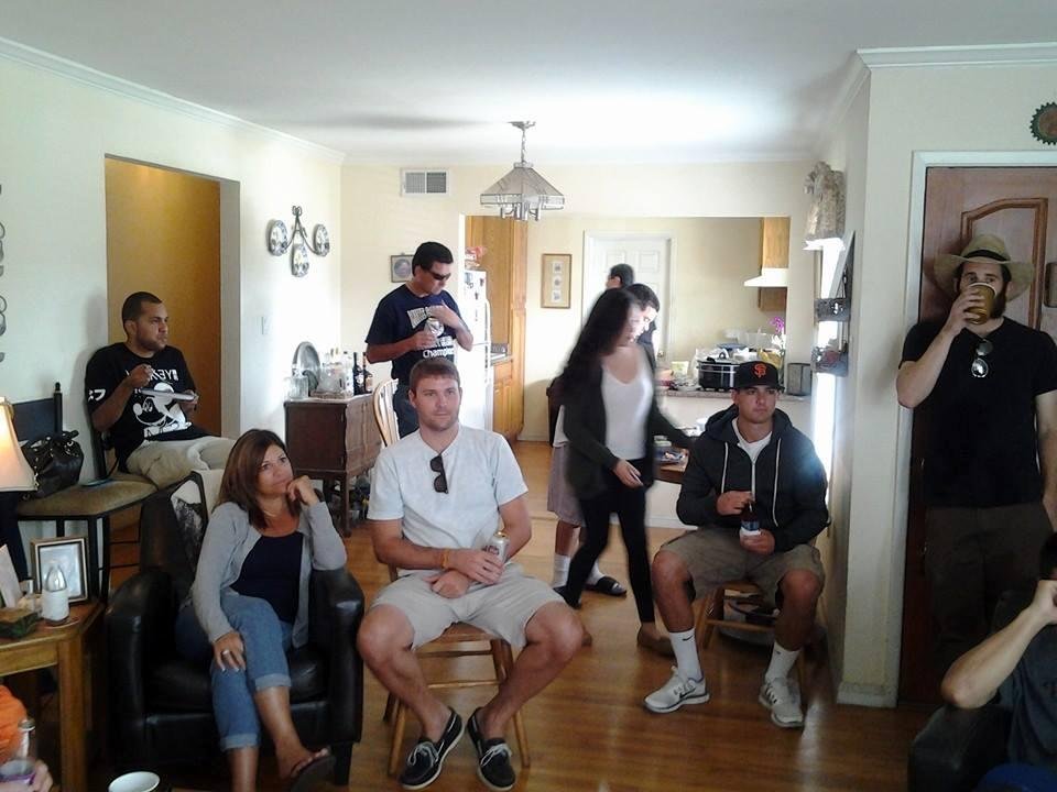 More photos of goingaway party.