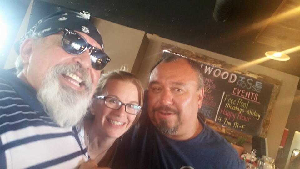 Uncle Johnny and me having fun