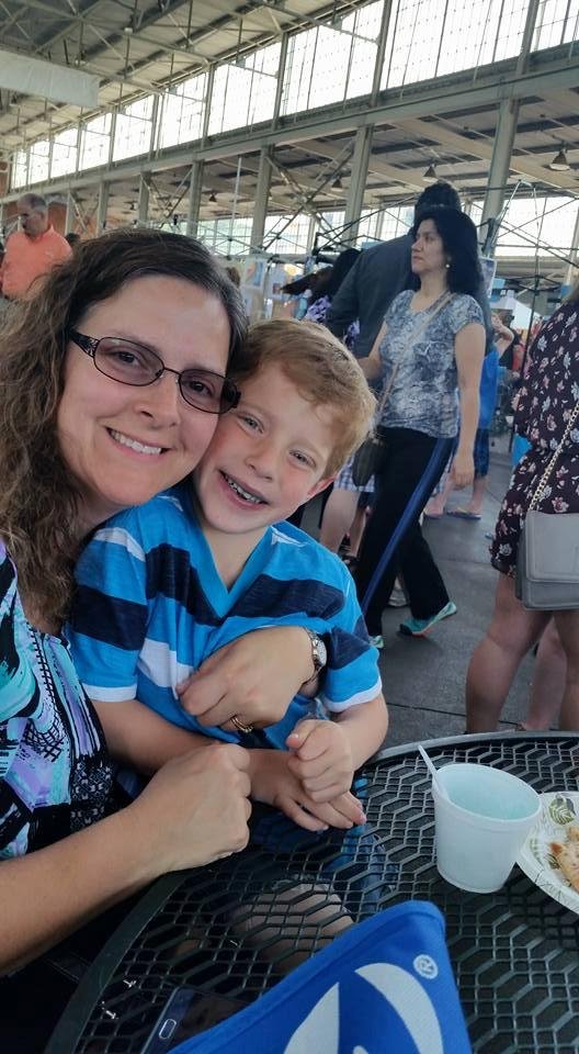 Caleb and mommy
