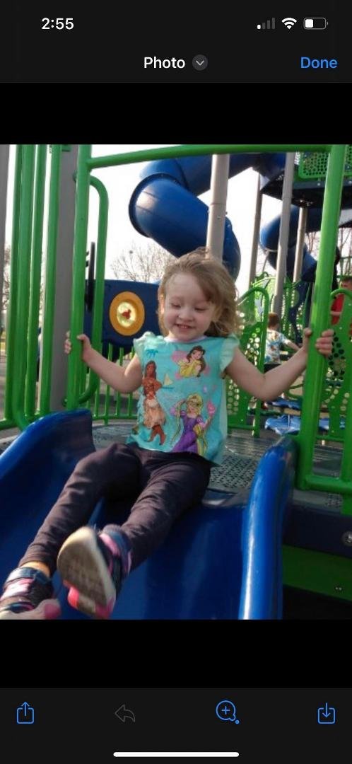 Emma had fun at the park yesterday