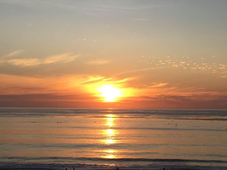 Watching the sunset in Carmel