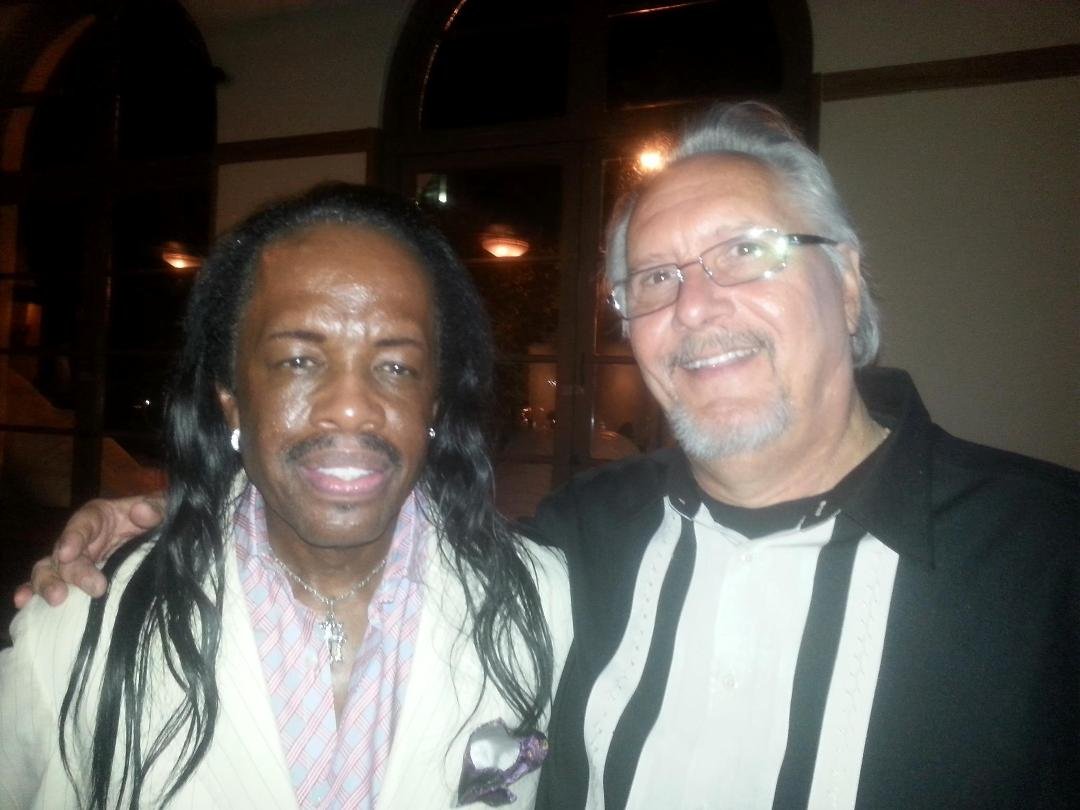 Last night at the EWF show with my old pal Verdin