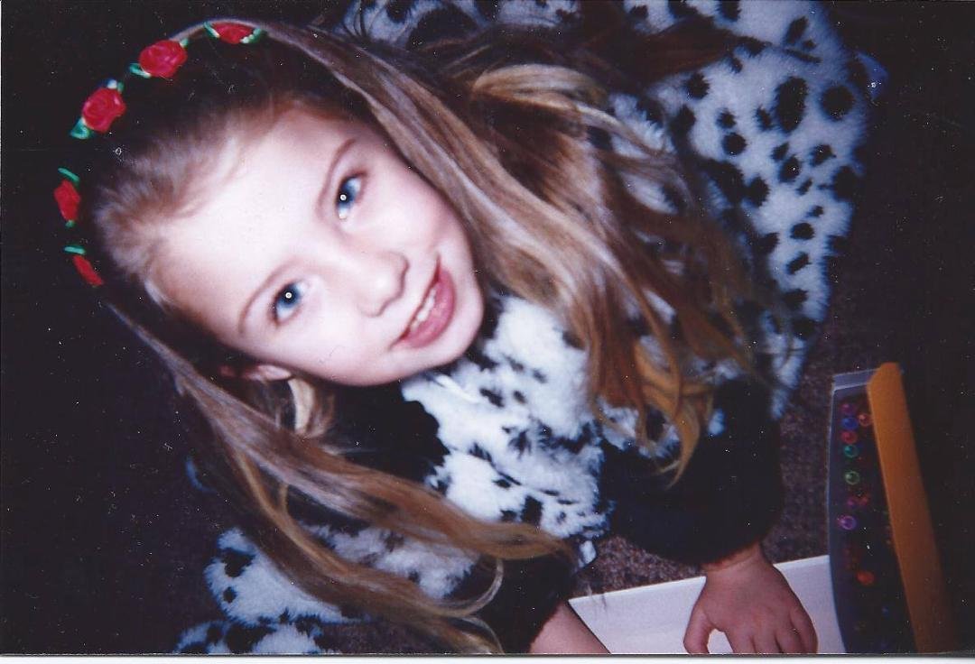 One of my favorite pictures of my granddaughter, Jessica.