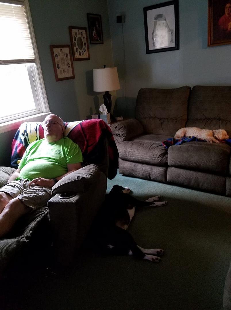 A lazy morning.  Trying to find the little dudes family.  Heather Miller TokarzHeather thought u would enjoy.