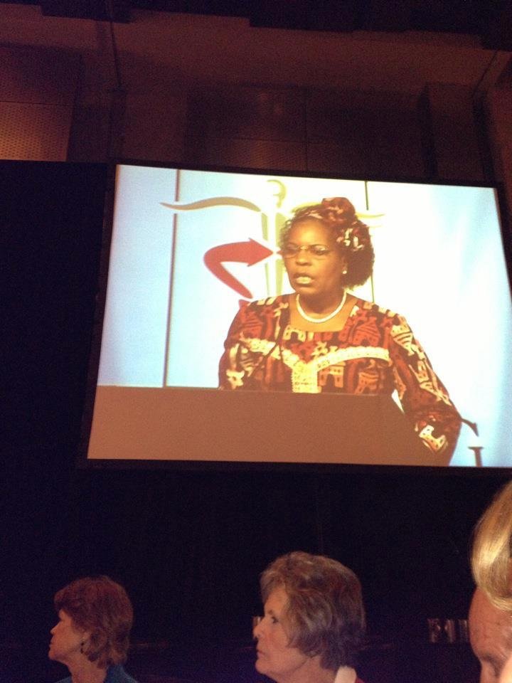 The First Lady of Mozambique. At a luncheon for Project CURE Fabulous company providing medical supplies to countries in need! Fortunate to have been invited! A company worth checking out!