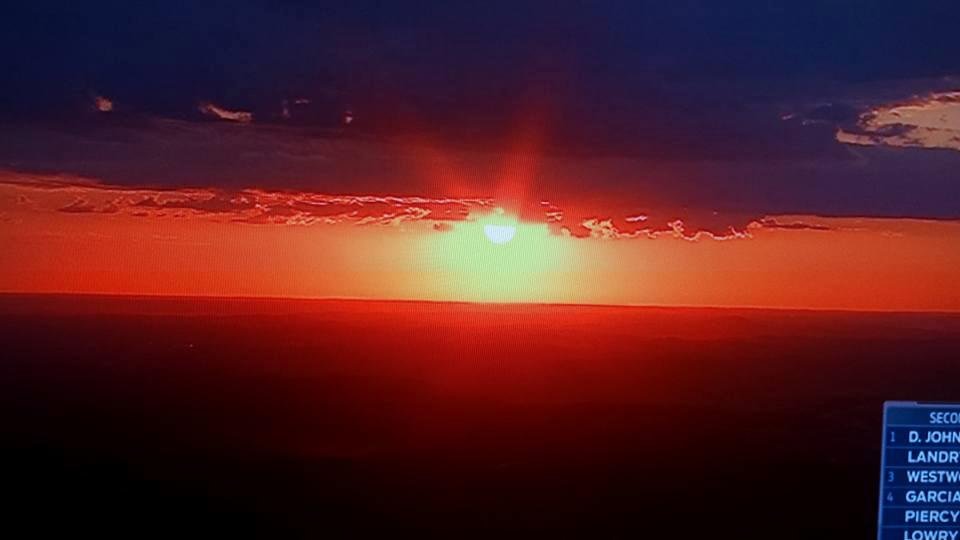 Sunset at the US Open day 2... kinda. Happy Father's Day to all of us! God bless the Mothers, Daughters & Sons that brought each of us to this. To each and every one of them, Fathers...you better deliver a kiss.