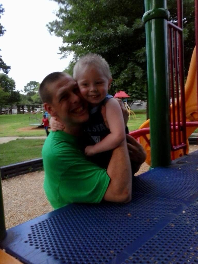 Anthony and his daddy
