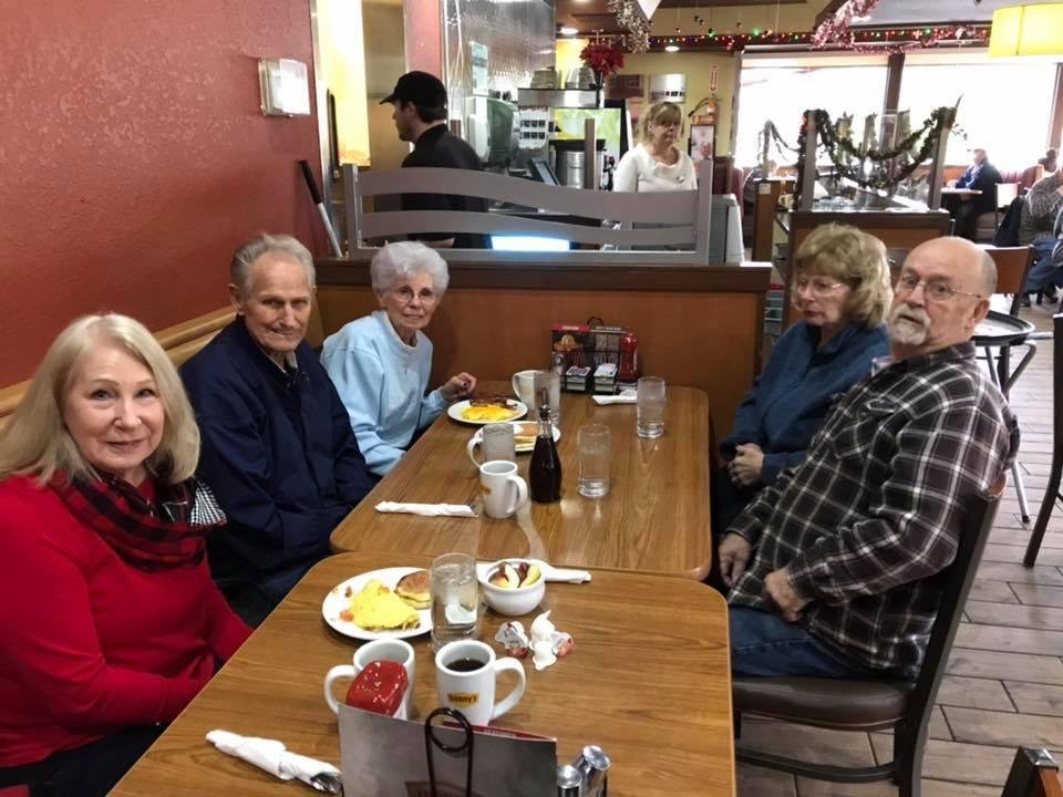 Our annual Christmas breakfast.