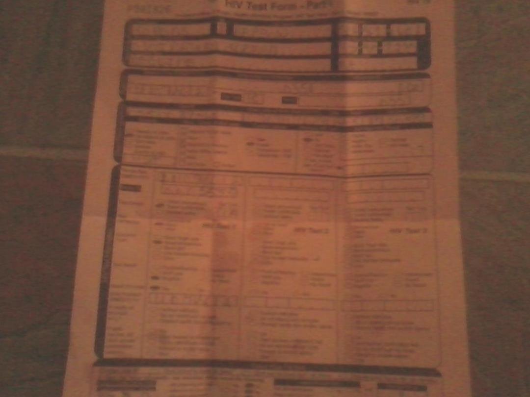 This for all you hating ass mf with my name in your mouth n  throat, this one u can shove up your ass its my HIV test. Negative bitches..........now shut up n put yours on face book.  Stay tuned for my drug test results I w