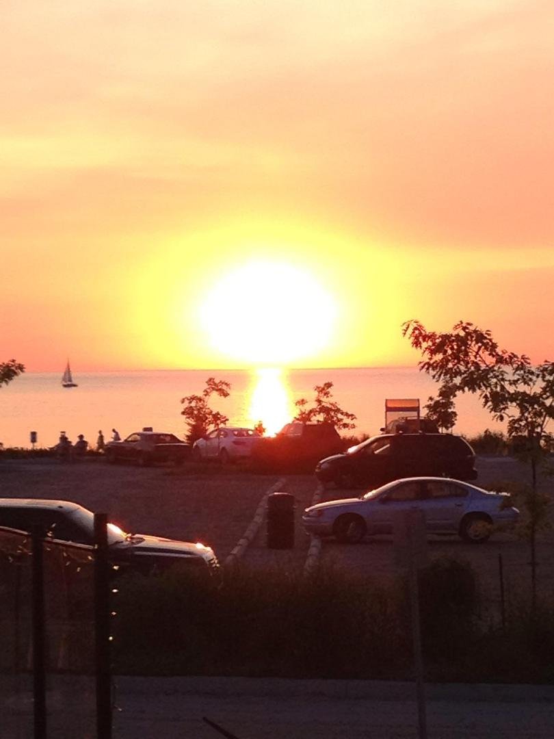 Last night Sunset house