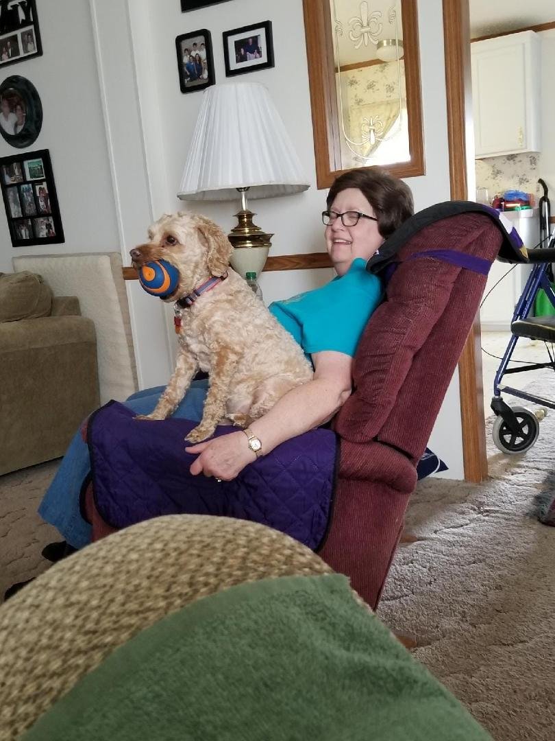 Mom with her new boy