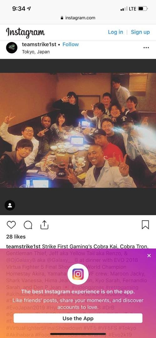 Both my son’s in Tokyo. Ramon in the red shirt and Anthony sitting next to Ramon in white shirt