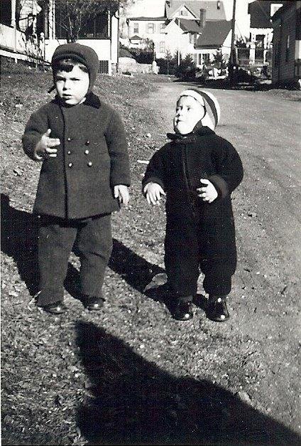Me and Nancy about 1944