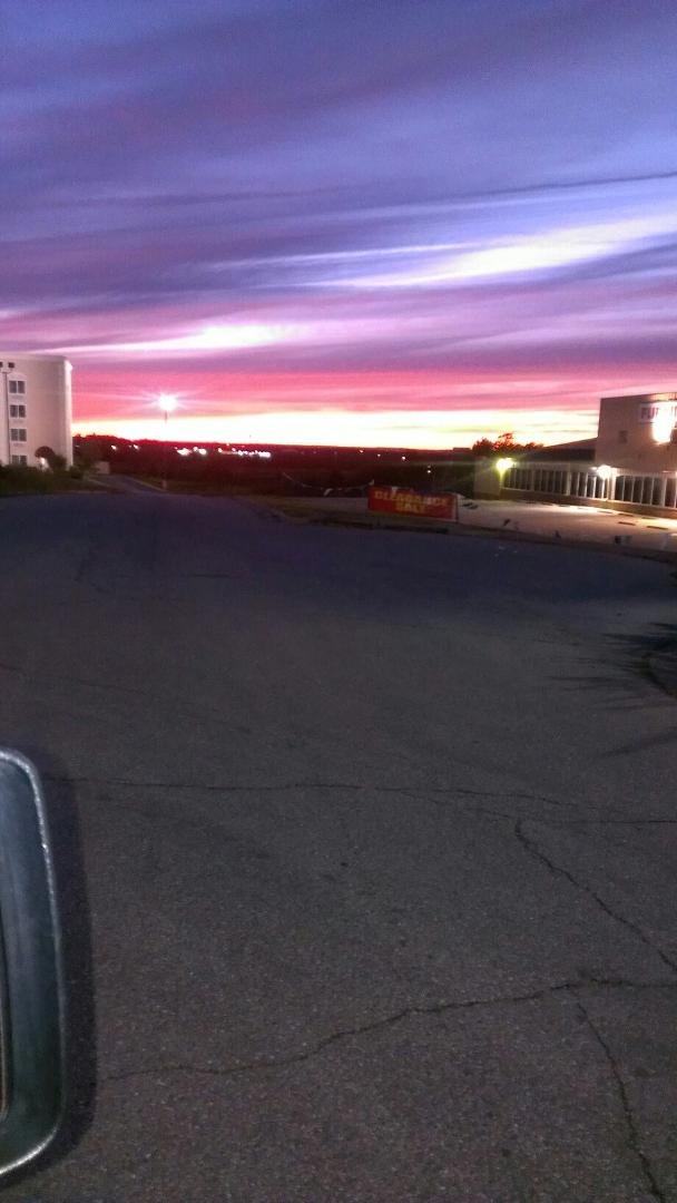 A beautiful sunset in st robert mo