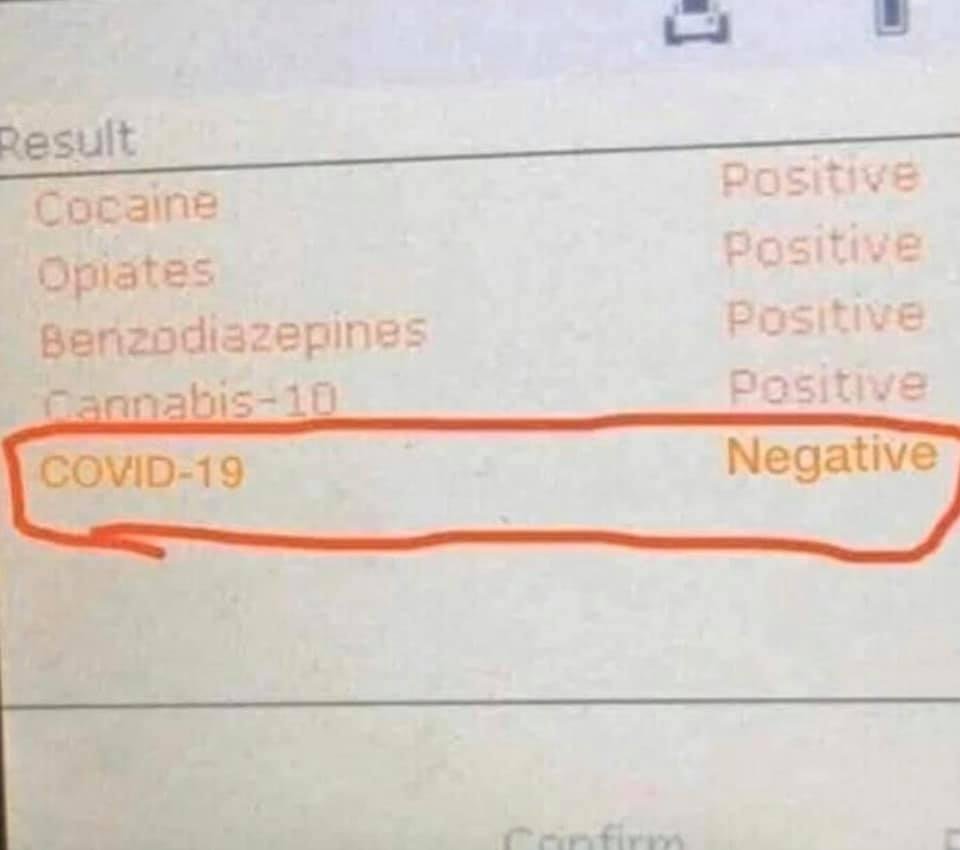 Just got my test results back