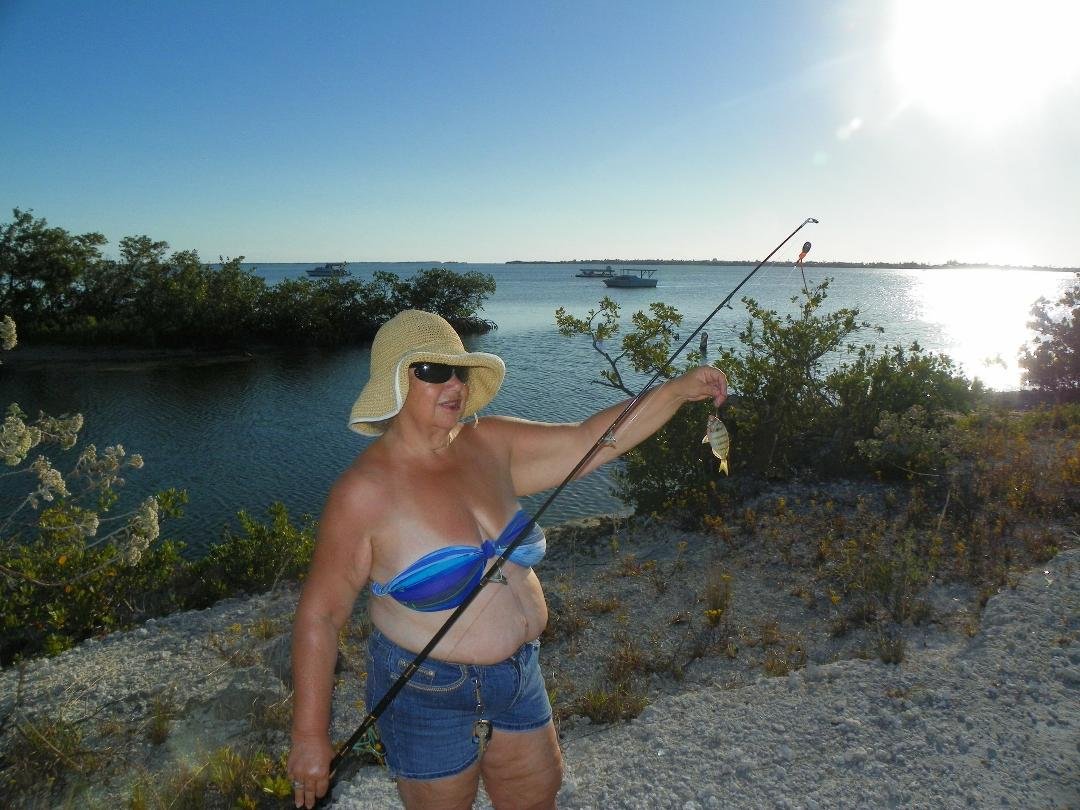 my first salt water fish caught in Atlantic off Big Pine Key FL